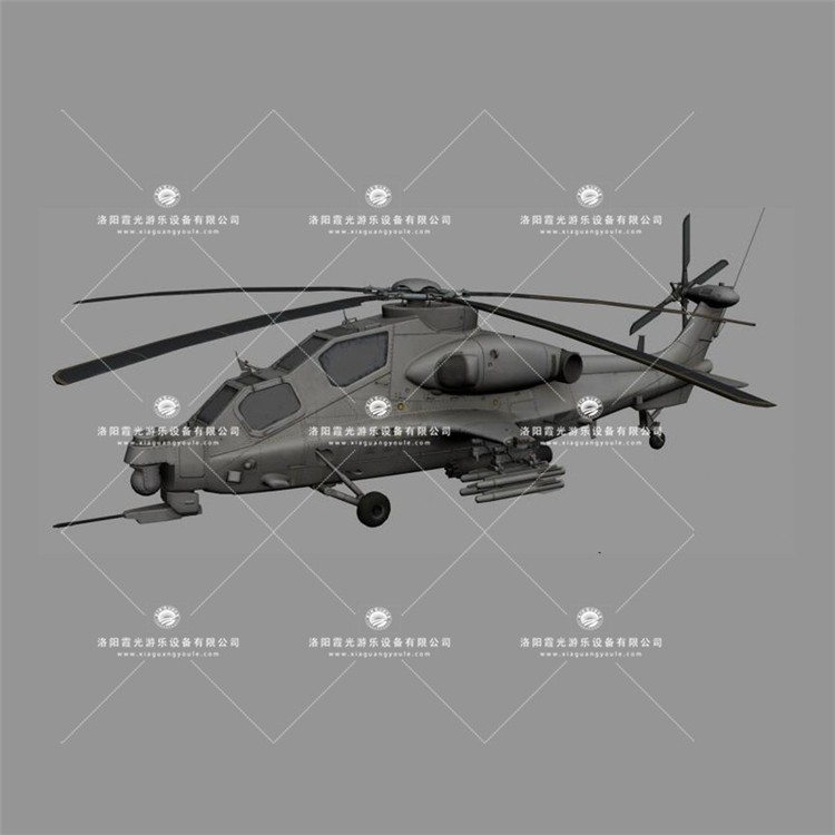 铜陵武装直升机3D模型